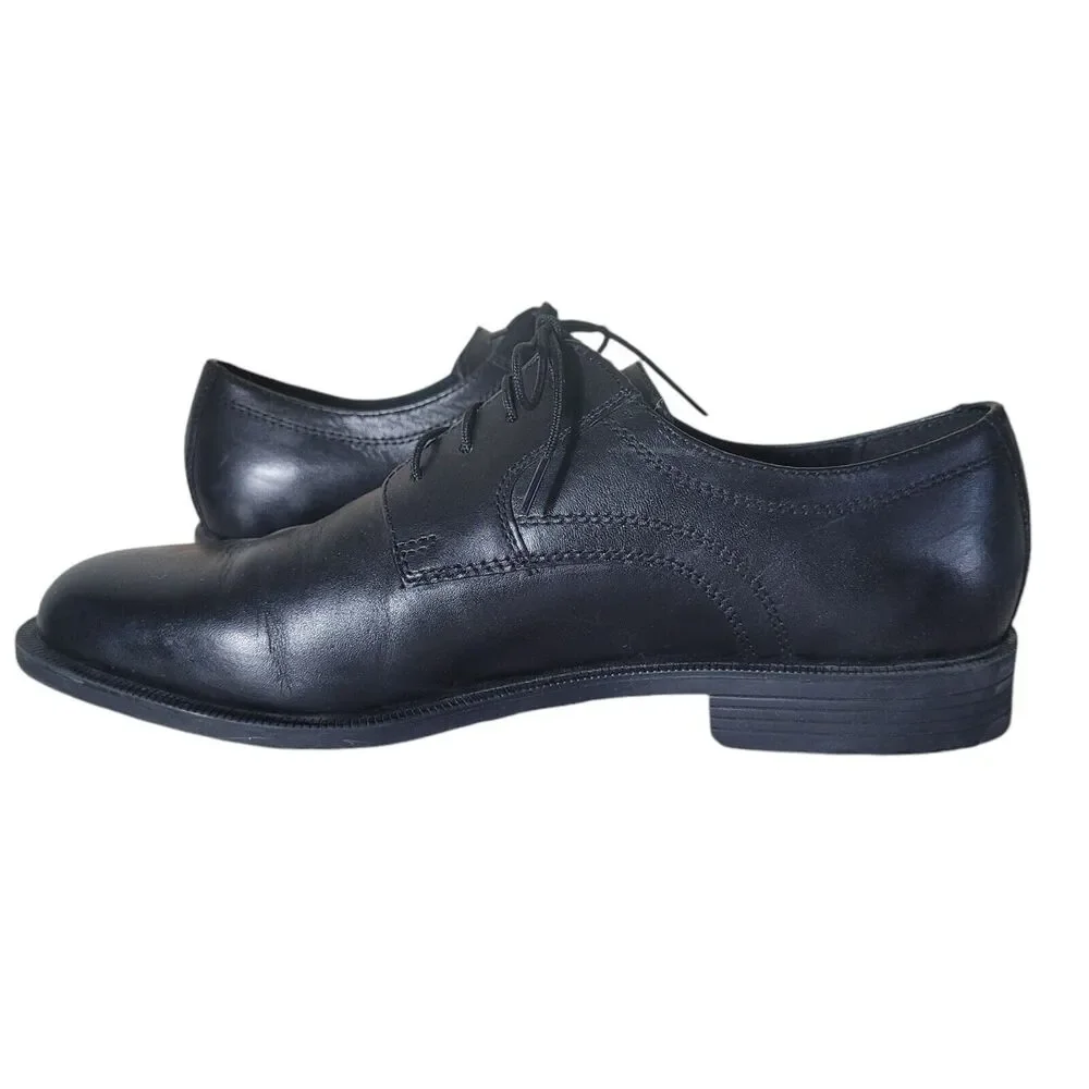 Cole‎ Haan Dustin Plain Oxford II Dress Shoes Men's Size 8 M Black Preppy